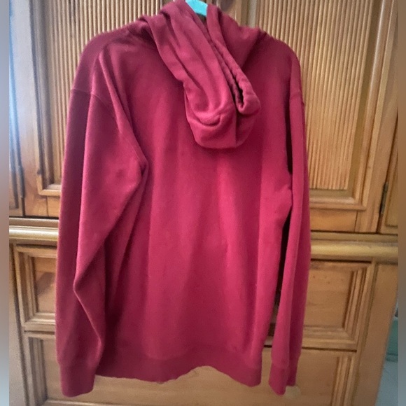 Vans Burgundy Hooded Sweatshirt- small - Picture 2 of 8